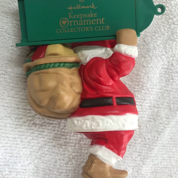 1989 Hallmark Visit from Santa Keepsake Collectors Christmas Holiday Ornament - Picture 4 of 5